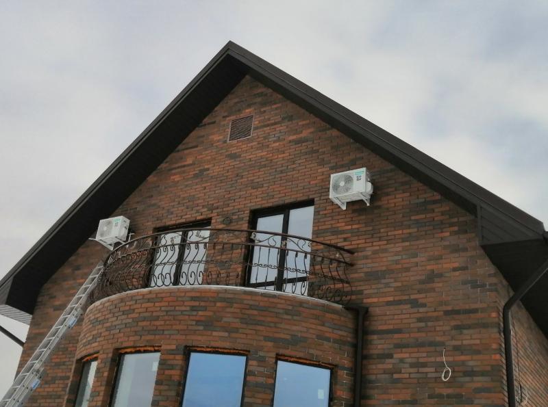 Монтаж кондиционеров в коттедже