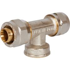 Тройник-переходник винтовой с внутренней резьбой STOUT 3/4"х20 