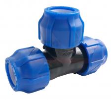 Тройник ПНД компрессионный 25-25-25 (50/10) VALFEX