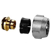 Соединение резьбозажимное 3/4"-20x2.9, Rehau RAUTITAN, обжим, латунь, (1 шт.)  с евроконусом, шт