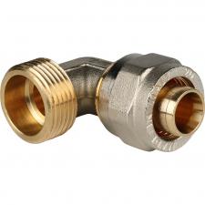 Угольник-переходник винтовой с наружной резьбой STOUT 3/4