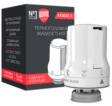 Термоголовка жидкостная ROYAL THERMO М30х1,5 (белый) корпус пластик RTE 50.030 1