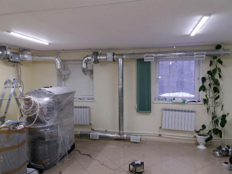 Монтаж приточно-вытяжной вентиляции