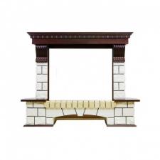 Портал каменный Royal Flame Pierre Luxe угл.(Jupiter FX New,Dioramic 28 LED FX,Symphony 2608 EU/26)