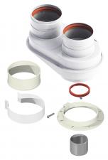 Адаптер для раздельной системы м/м 60/100 на 80/80 Универсальный