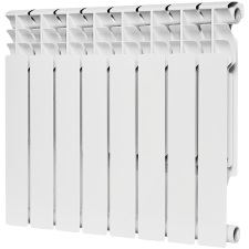 Радиатор биметаллический ROMMER Plus Bm 500 8 секций ,белый 