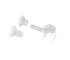 Нижний пластмассовый распорный держатель, регулируемый 30-60 мм (RAL 9016)