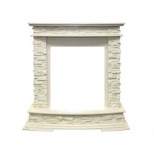 Портал каменный Royal Flame Luzern сланец белый под классический очаг (слоновая кость)