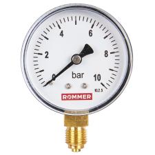 ROMMER Манометр радиальный. 63 мм  0...10 бар 1/4" 