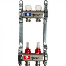 Коллектор STOUT с расходомерами 1