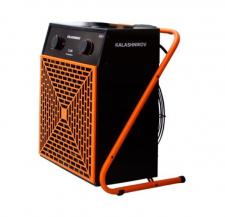 Тепловая пушка с прямоугольным корпусом KALASHNIKOV KVF-E9-32 (6/9 кВт, 380 В) 315х420х345