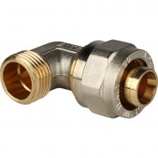 Угольник-переходник винтовой с наружной резьбой STOUT 1/2