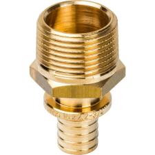 Переходник STOUT с наружной резьбой  16xR 3/4" для труб из сшитого полиэтилена аксиальный