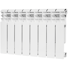 Радиатор биметаллический ROMMER Profi Bm  BL350-80-130  8 секций ,белый 