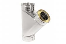 Тройник Термо ТРТ(М)-Р 45° AISI 430 0,5 мм / Оцинковка D150