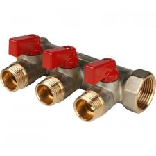 Коллектор никелированный STOUT  3/4