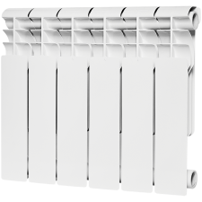 Радиатор биметаллический ROMMER Profi Bm  BL350-80-130  6 секций ,белый 