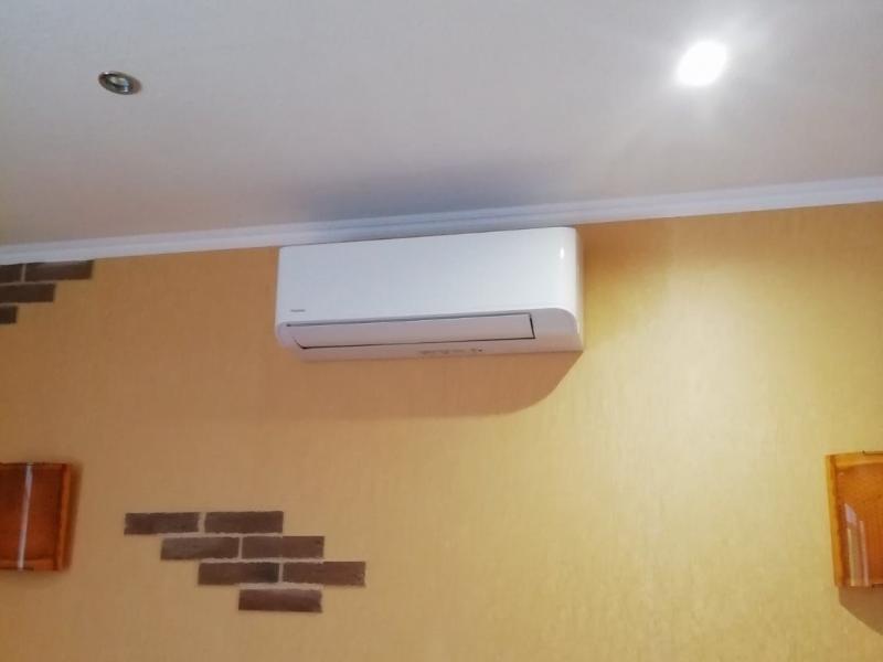 Установка сплит-систем Toshiba в доме