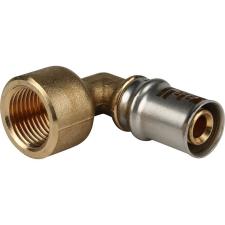 Угольник-переходник с внутренней резьбой прессовой STOUT 1/2"х16 