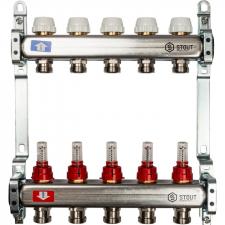Коллектор STOUT с расходомерами 1
