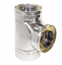 Тройник Термо ТРТ(М)-Р 87°  AISI 430 0,5 мм / Оцинковка D150