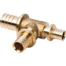 Тройник STOUT переходной 25x20x16 для труб из сшитого полиэтилена аксиальный