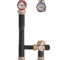 Насосная группа Rommer с термостатическим смесительным клапаном (20-40ºС) 1