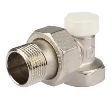 Клапан запорно-балансировочный STOUT угловой 3/4