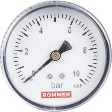 ROMMER Манометр аксиальный.  63 мм  0...10 бар 1/4" 