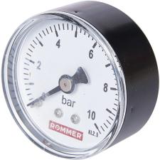 ROMMER Манометр аксиальный.  50 мм 0...10 бар 1/4" 