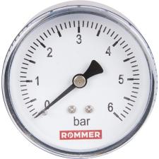 ROMMER Манометр аксиальный.  63 мм  0...6 бар 1/4" 