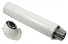 Коаксиальная труба д/горизонт.выхода с ветрозащитой, колено Bosсh 90 AZ389 (Стандартная)