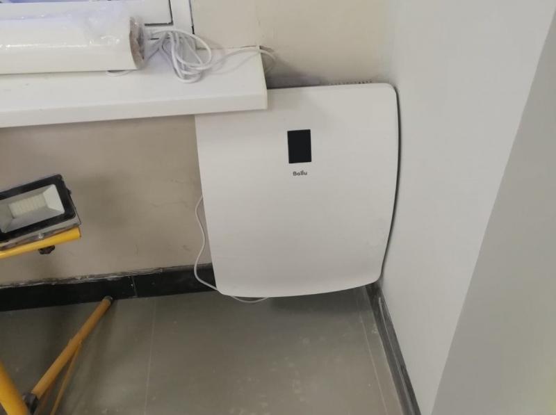 Монтаж приточных очистителей Ballu в ПАО "Сбербанк"