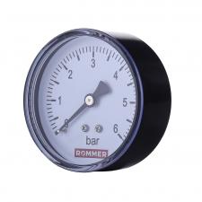 ROMMER Манометр аксиальный.  50 мм 0...10 бар 1/4