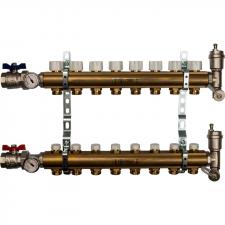 Коллектор STOUT регулируемый из латуни (2 шт) 1