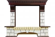 Портал каменный Dimplex Pierre Luxe угловой  под очаг Symphony 26