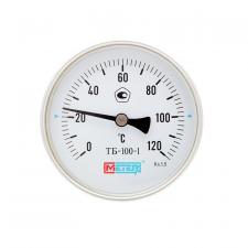 Термометр биметаллический ТБ-063-1 T=0..160 С L=60мм кл.2,5 (с латун.гильзой G1/2), 12003, Meter 1