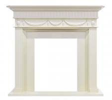 Портал деревянный Royal Flame Corfu под классический очаг (слоновая кость)