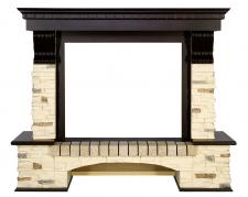 Портал каменный Royal Flame Pierre Luxe сланец под классический очаг (дуб, темный дуб)