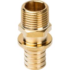 Переходник STOUT с наружной резьбой  20xR 1/2" для труб из сшитого полиэтилена аксиальный