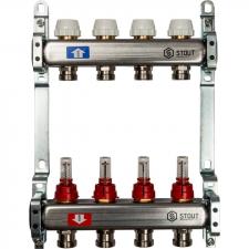 Коллектор STOUT с расходомерами 1