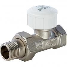 Клапан термостатический  STOUT прямой 1/2, PN 10