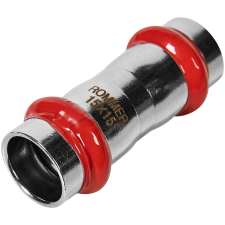 RSS-0017-000015 ROMMER Муфта равнопроходная ВПр, 15, из нержавеющей стали прессовой