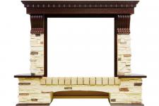 Портал Dimplex Pierre Luxe угловой, сланец универсальный под очаг Symphony 26''  (темный дуб)