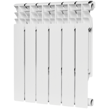 Радиатор биметаллический ROMMER Plus Bm 500 6 секций ,белый 