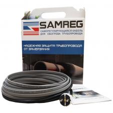 Саморегулирующийся нагревательный кабель 16 SAMREG -  8 (Ю.Корея) снаружи трубопровода