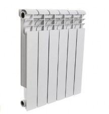 Радиатор алюминиевый ROMMER Profi AL500-80-80 6 секций ,белый