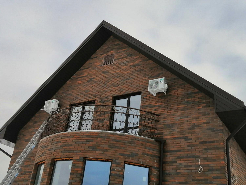 Монтаж кондиционеров в коттедже