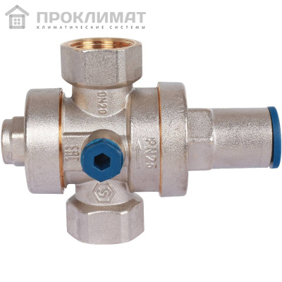 Редуктор давления PN25 вн/вн 3/4 с выходом под манометр Stout