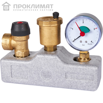 Группа безопасности котла 1" (до 50 кВт) (в   теплоизоляции) (503.528)